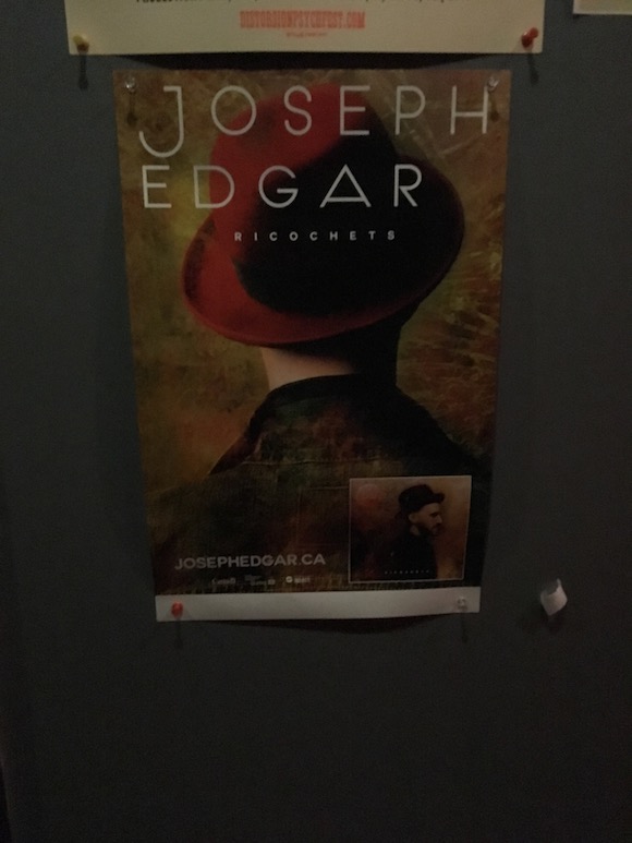 L'affiche de Joseph Edgar / Photo: Mathieu Aubry