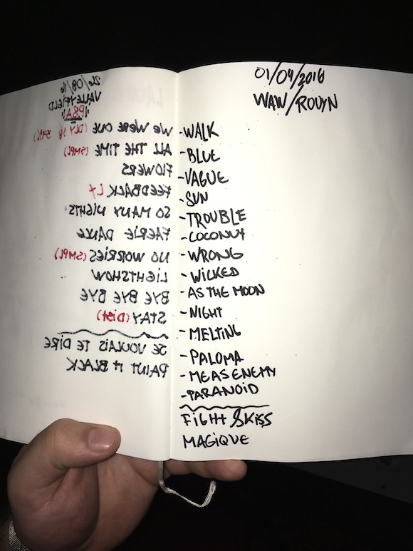 setlist